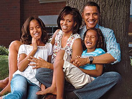 barack obama family. Before I go any further let me